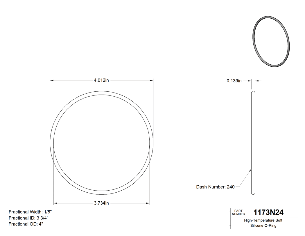 Technical drawing - 1173N24